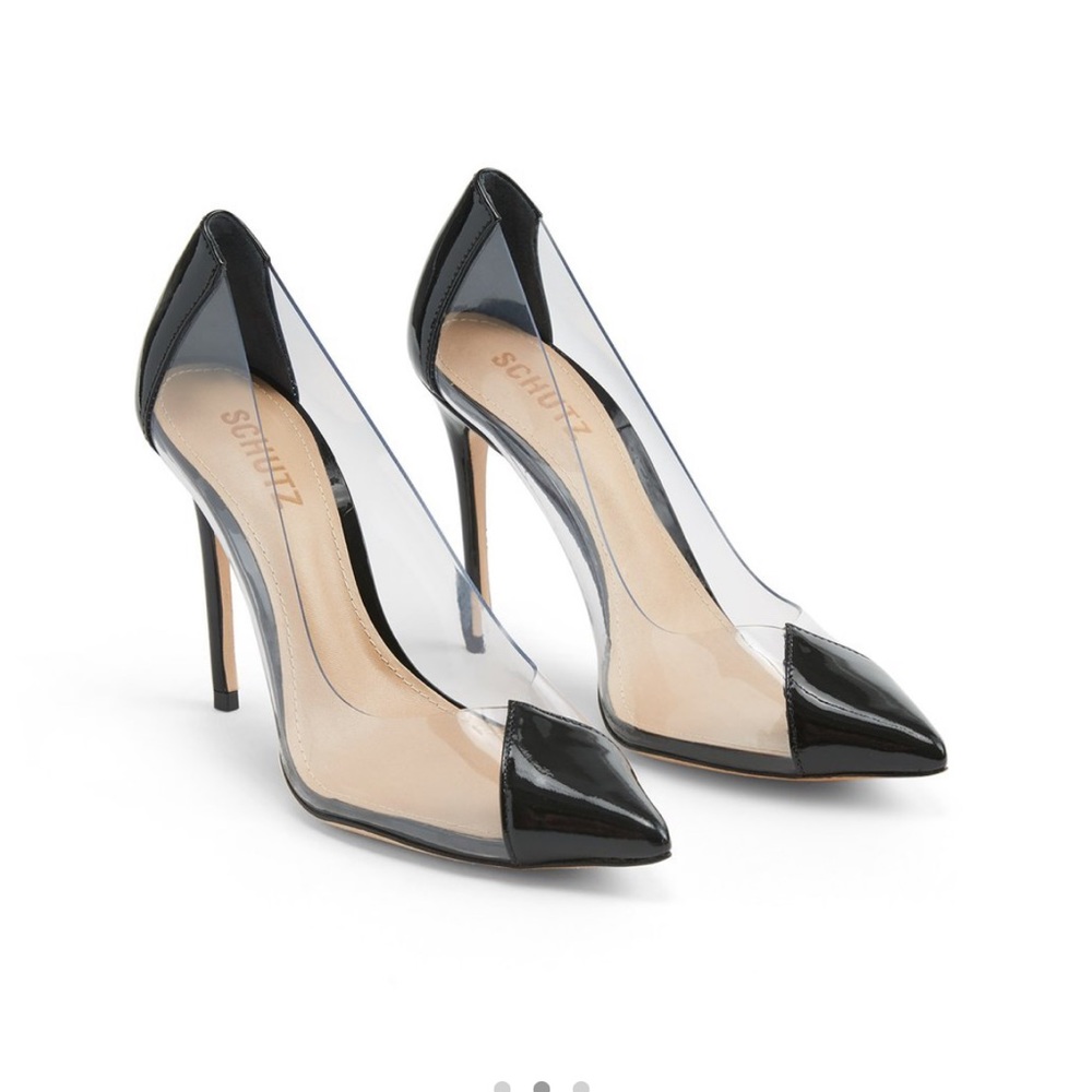 SCHUTZ Cendi pump black high heel shoes